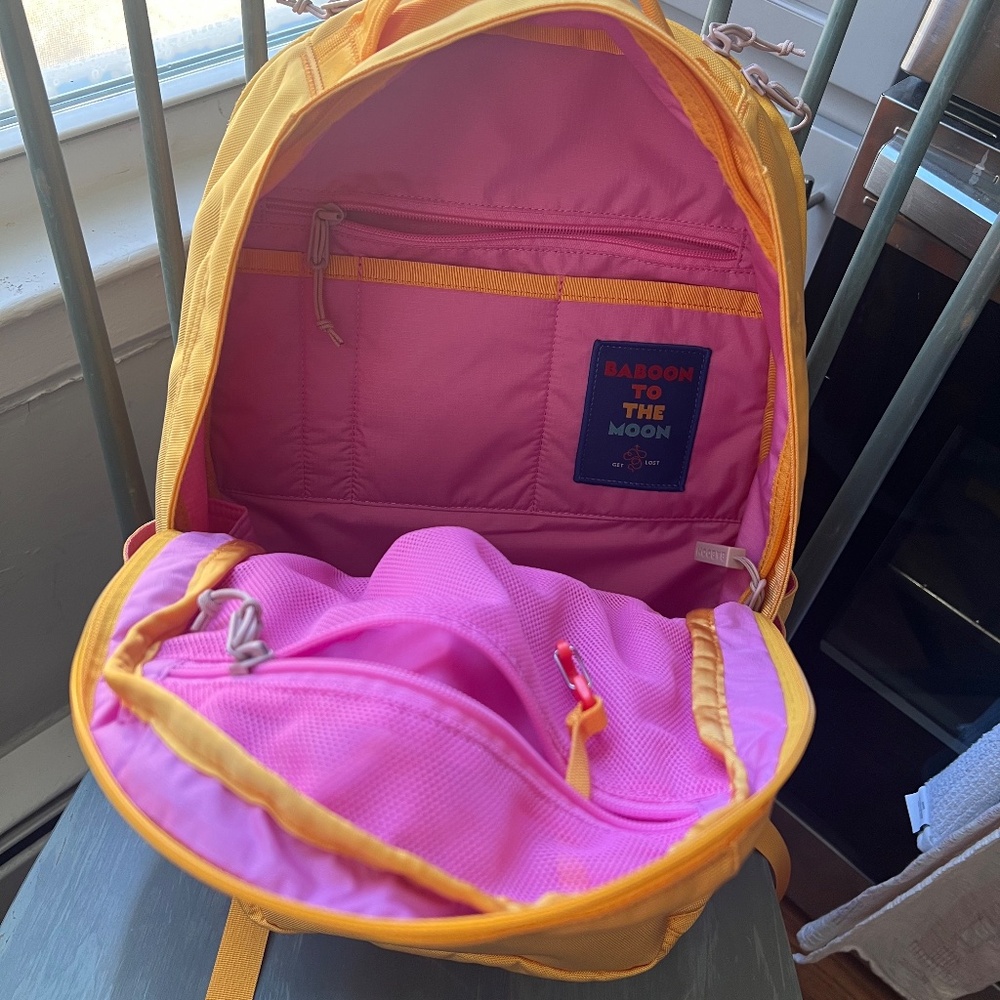 Baboon to the Moon City Backpack Citrus Yellow 24L